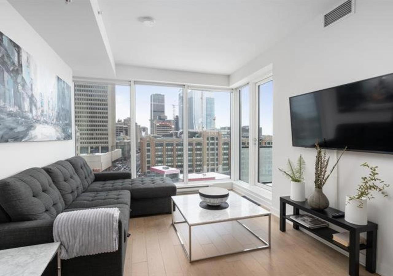 Spectacular Skyline Views - Downtown Montreal - Luxury Condo & Penthouse Δωμάτιο φωτογραφία